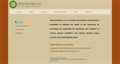 Desktop Screenshot of myurbannutrition.com