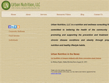 Tablet Screenshot of myurbannutrition.com